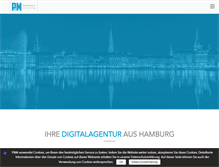 Tablet Screenshot of pmagentur.com